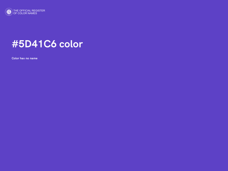 #5D41C6 color image