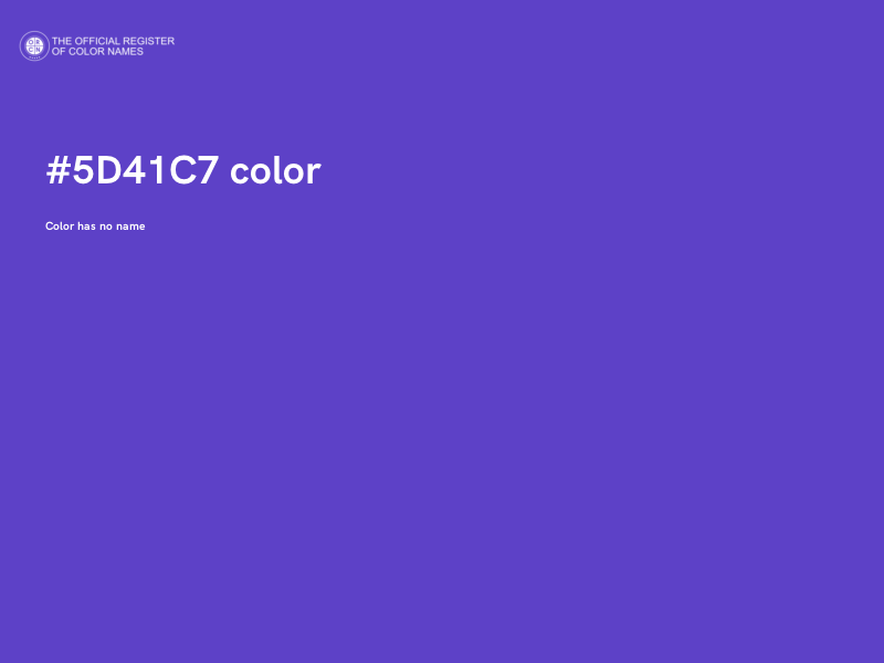 #5D41C7 color image