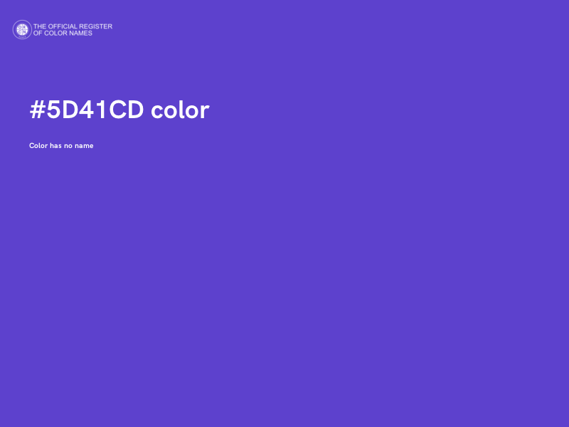#5D41CD color image