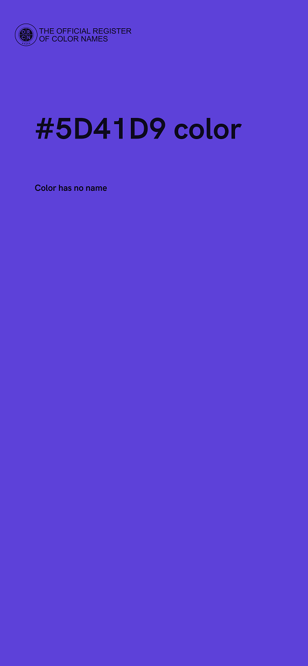 #5D41D9 color image