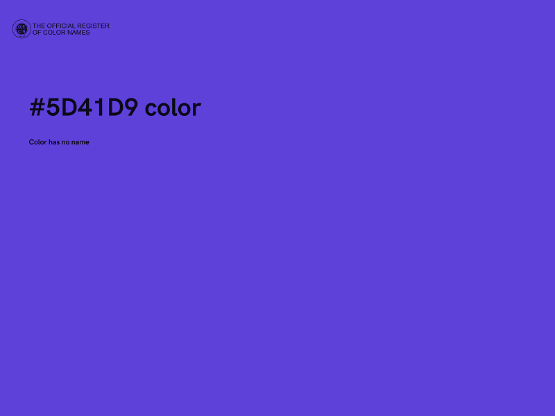 #5D41D9 color image