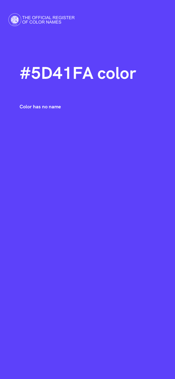 #5D41FA color image