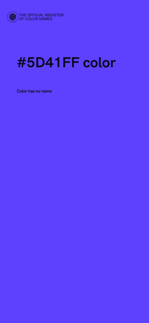 #5D41FF color image