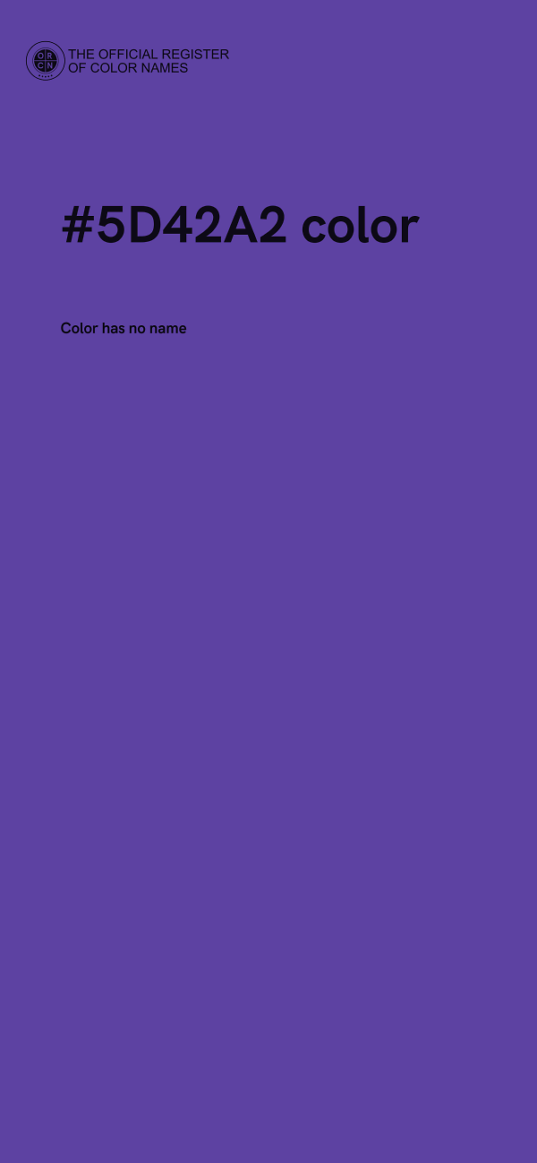 #5D42A2 color image