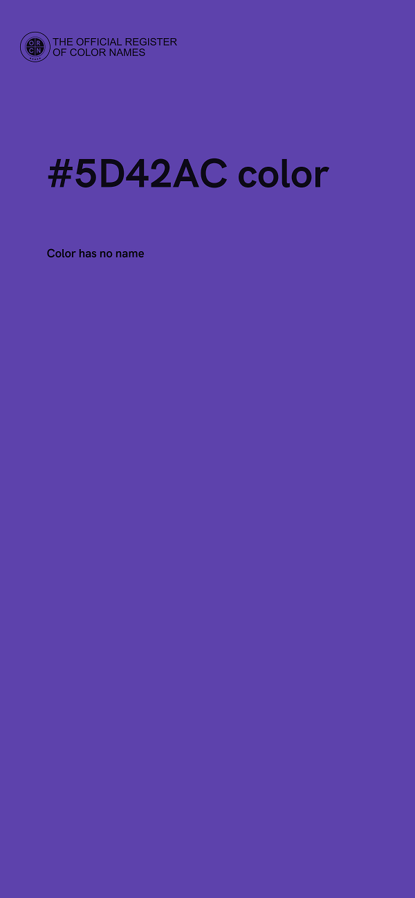 #5D42AC color image