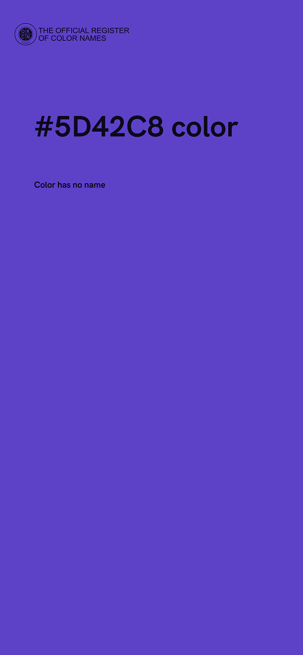 #5D42C8 color image