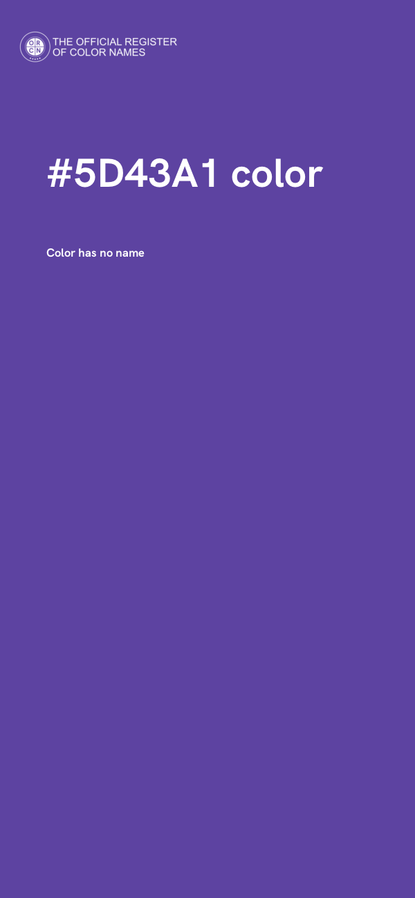 #5D43A1 color image