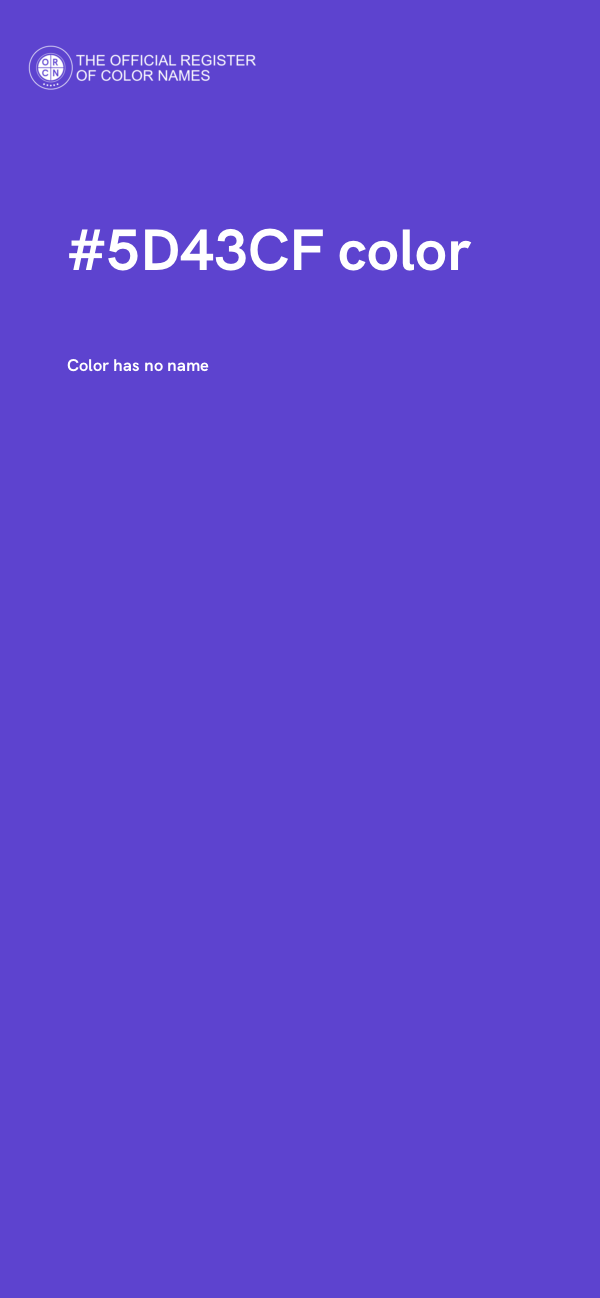 #5D43CF color image