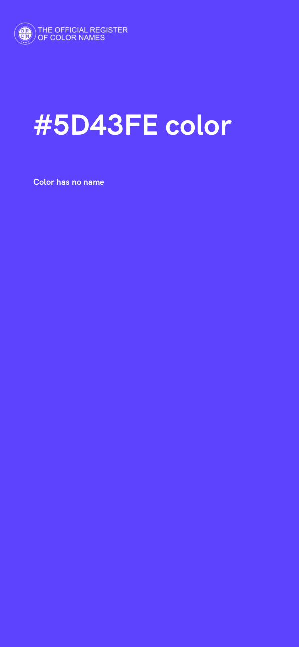 #5D43FE color image