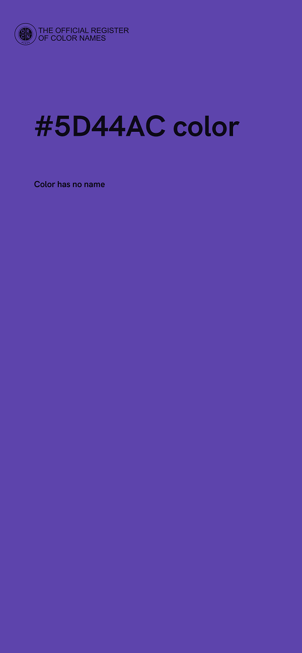 #5D44AC color image