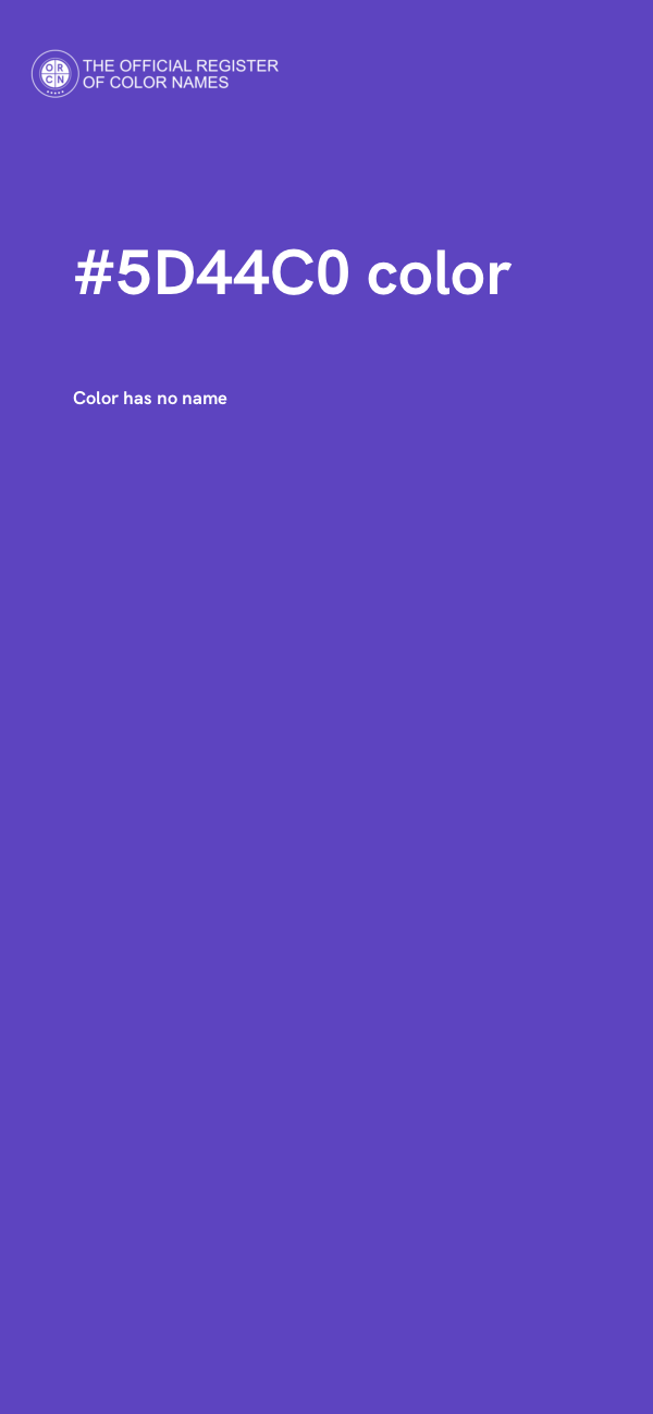 #5D44C0 color image