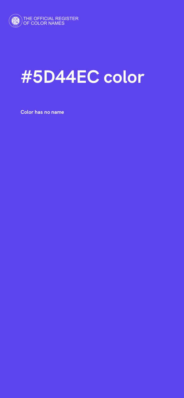 #5D44EC color image