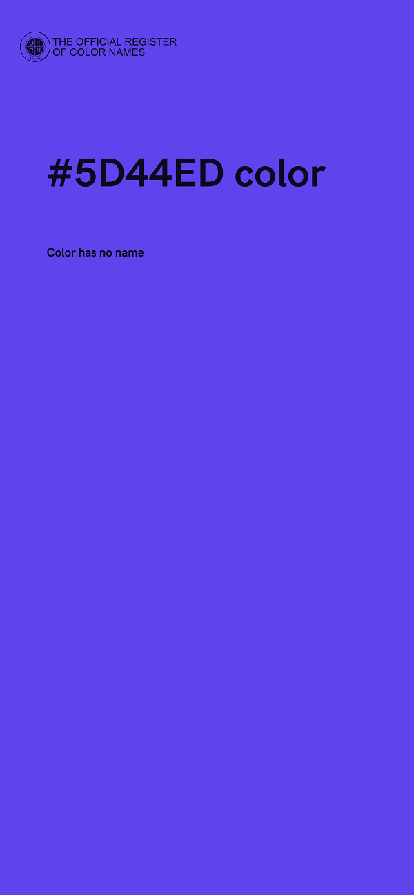 #5D44ED color image