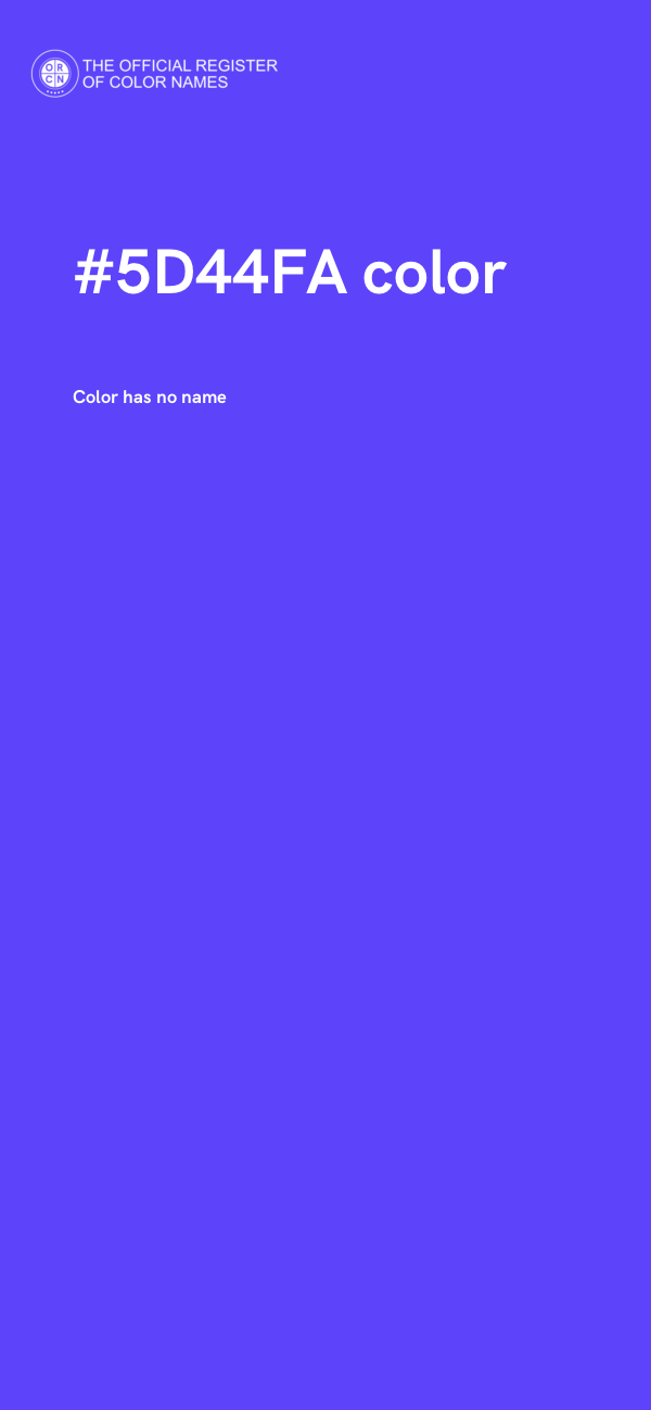 #5D44FA color image