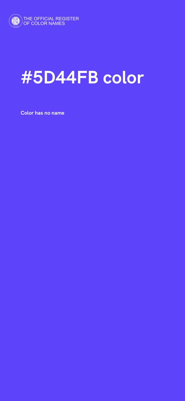 #5D44FB color image
