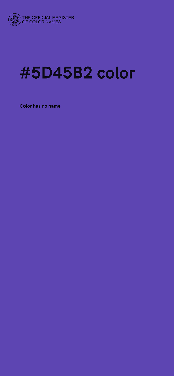 #5D45B2 color image