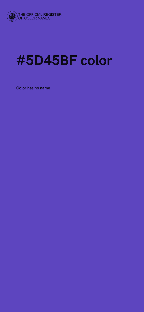 #5D45BF color image