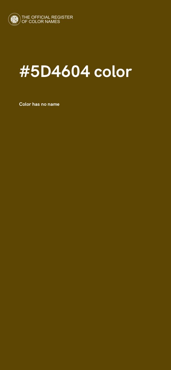 #5D4604 color image