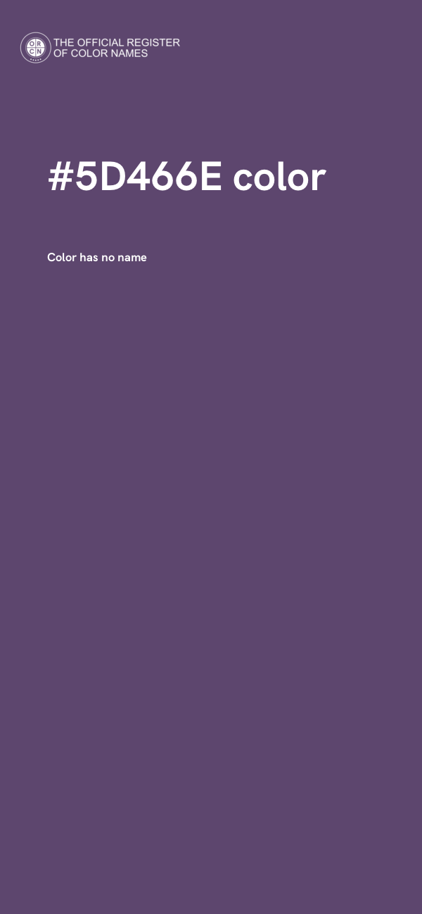 #5D466E color image