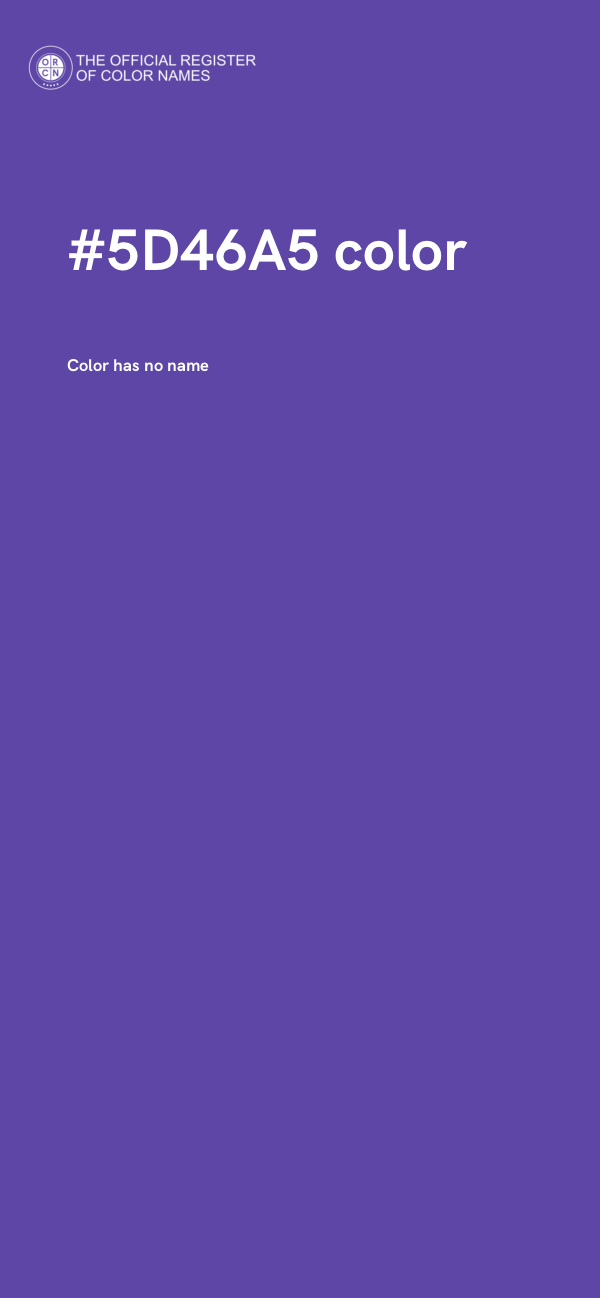 #5D46A5 color image