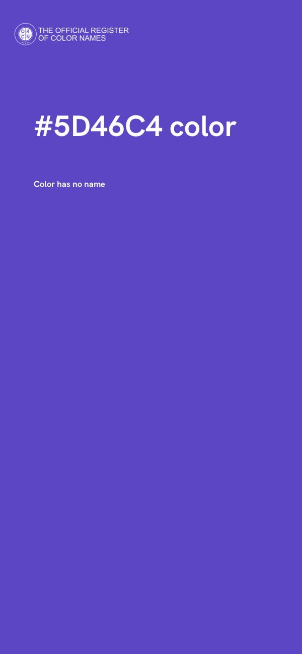 #5D46C4 color image