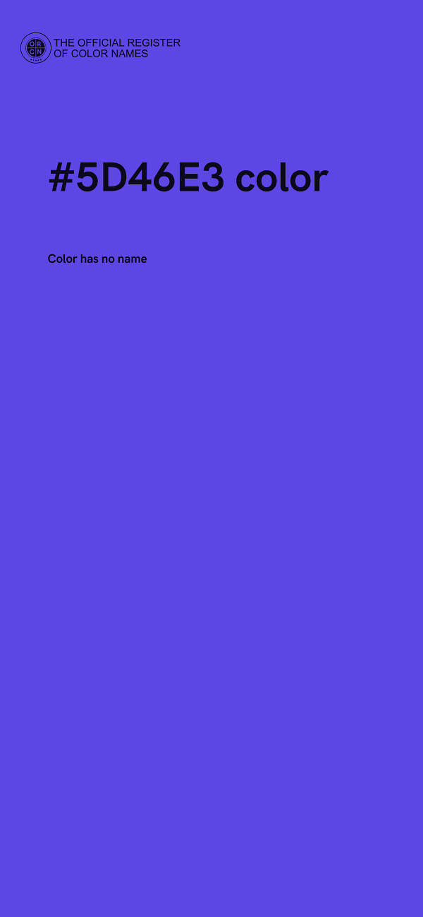 #5D46E3 color image