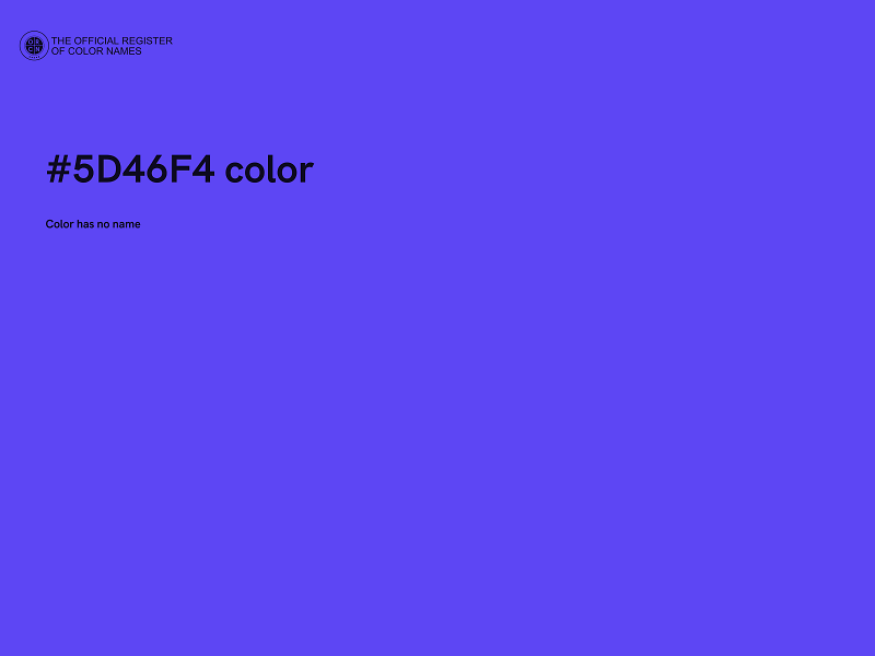 #5D46F4 color image