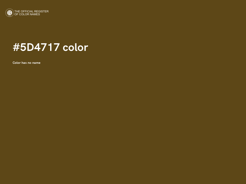 #5D4717 color image