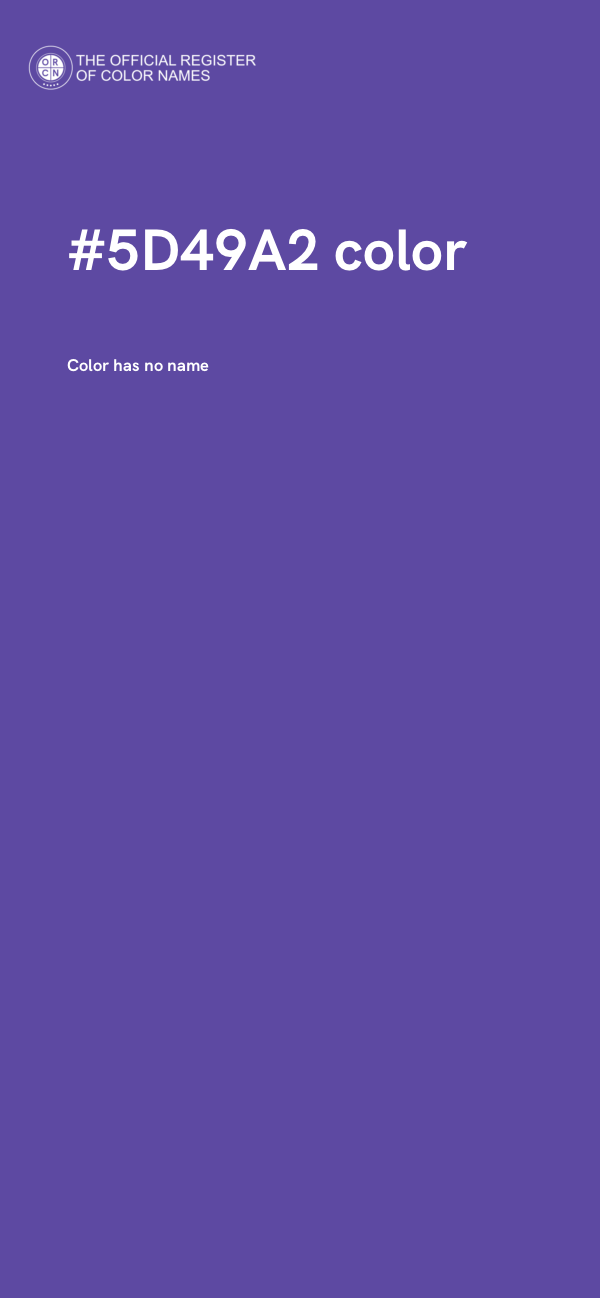 #5D49A2 color image