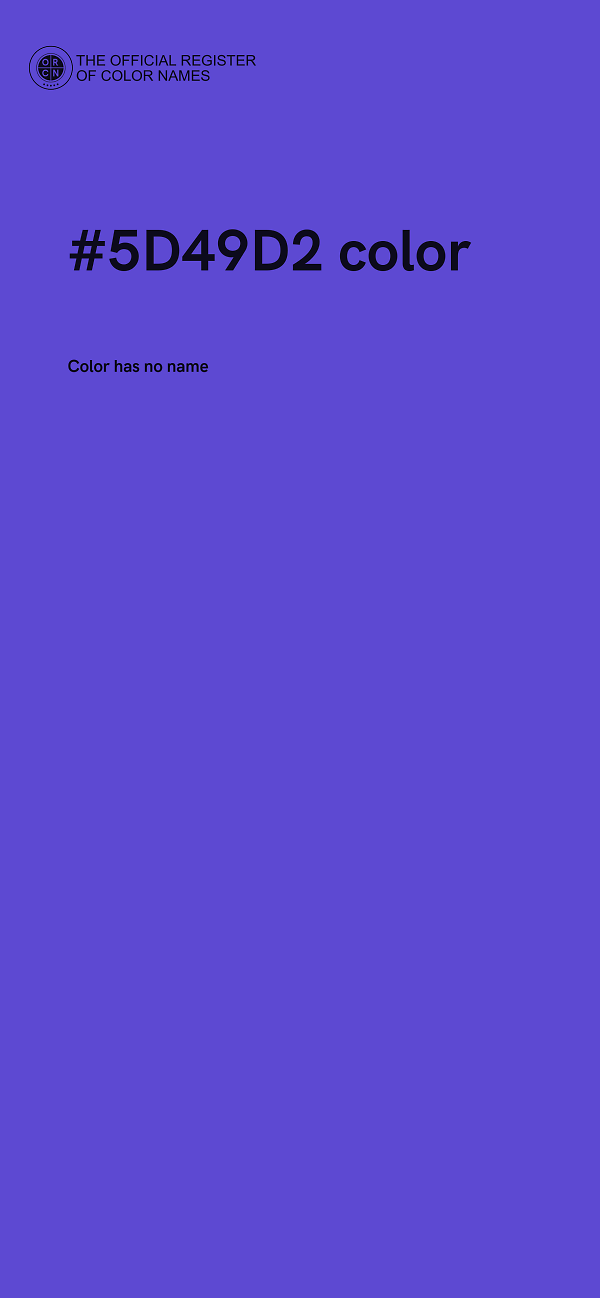 #5D49D2 color image