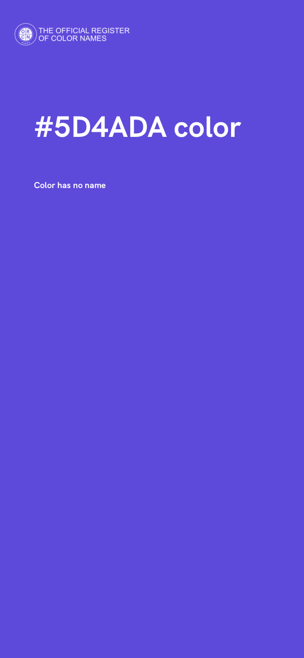 #5D4ADA color image