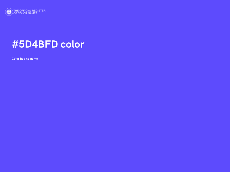 #5D4BFD color image
