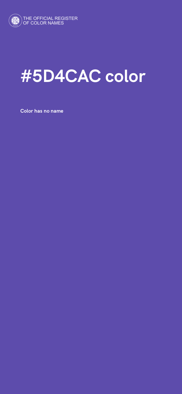 #5D4CAC color image