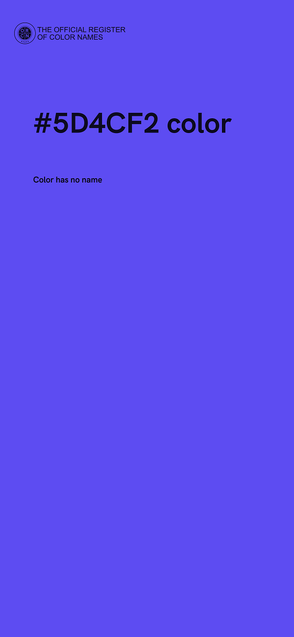 #5D4CF2 color image