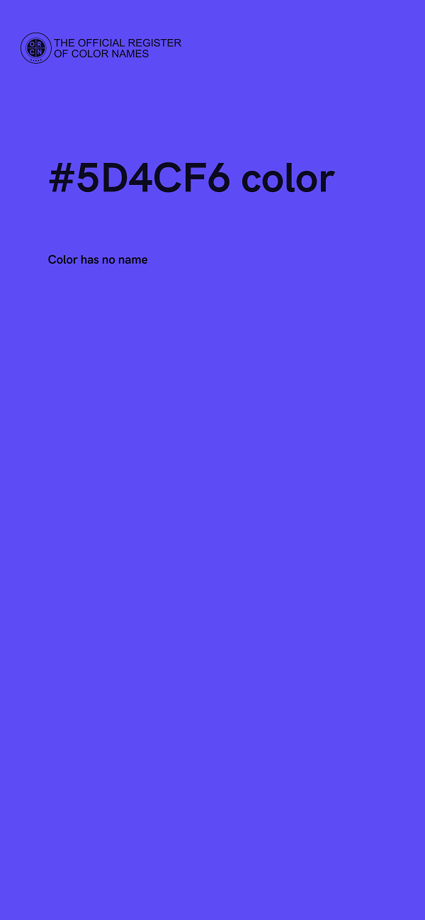 #5D4CF6 color image