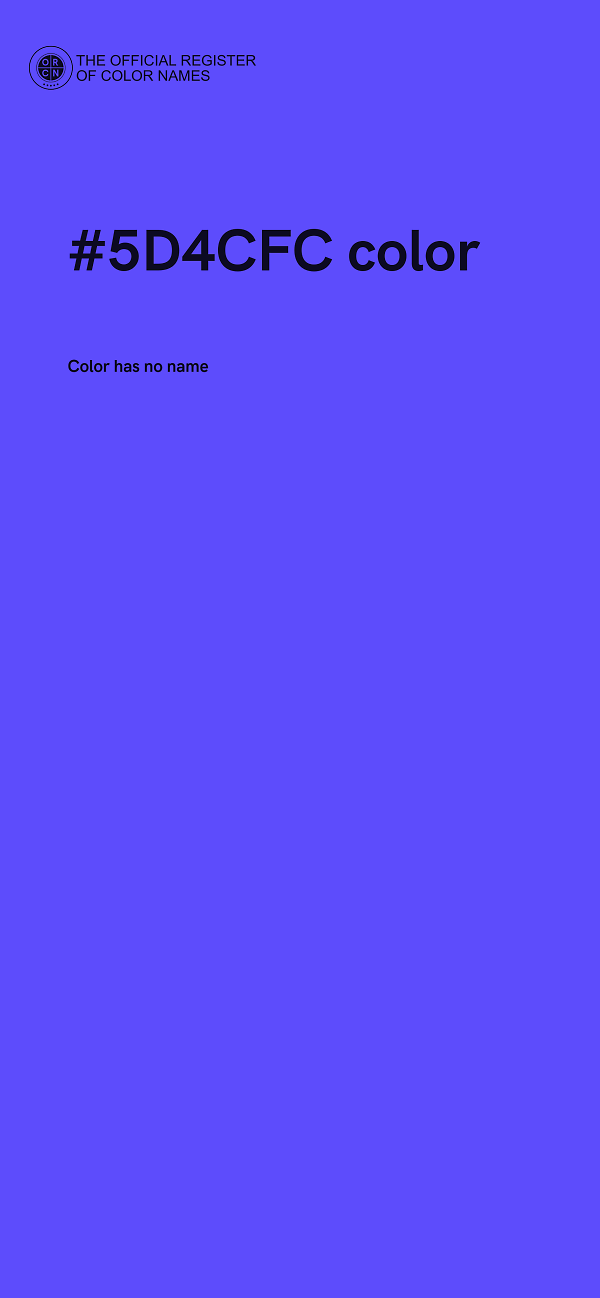 #5D4CFC color image