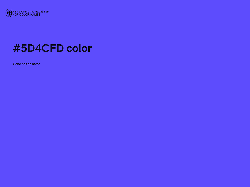 #5D4CFD color image