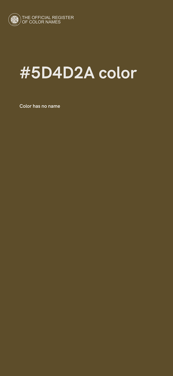 #5D4D2A color image