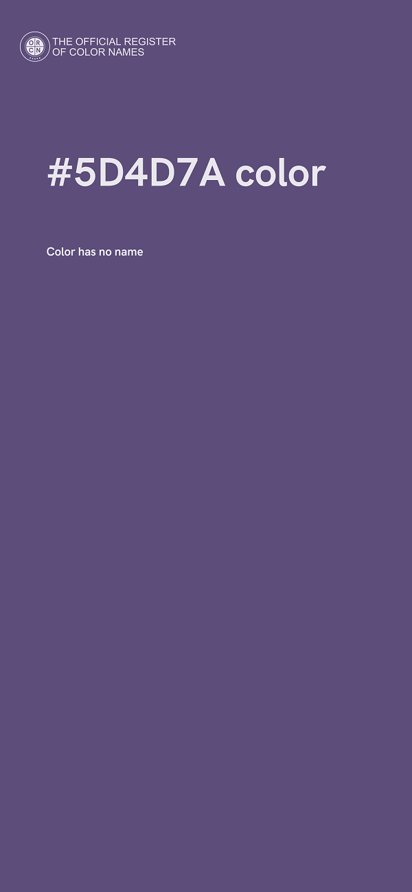 #5D4D7A color image