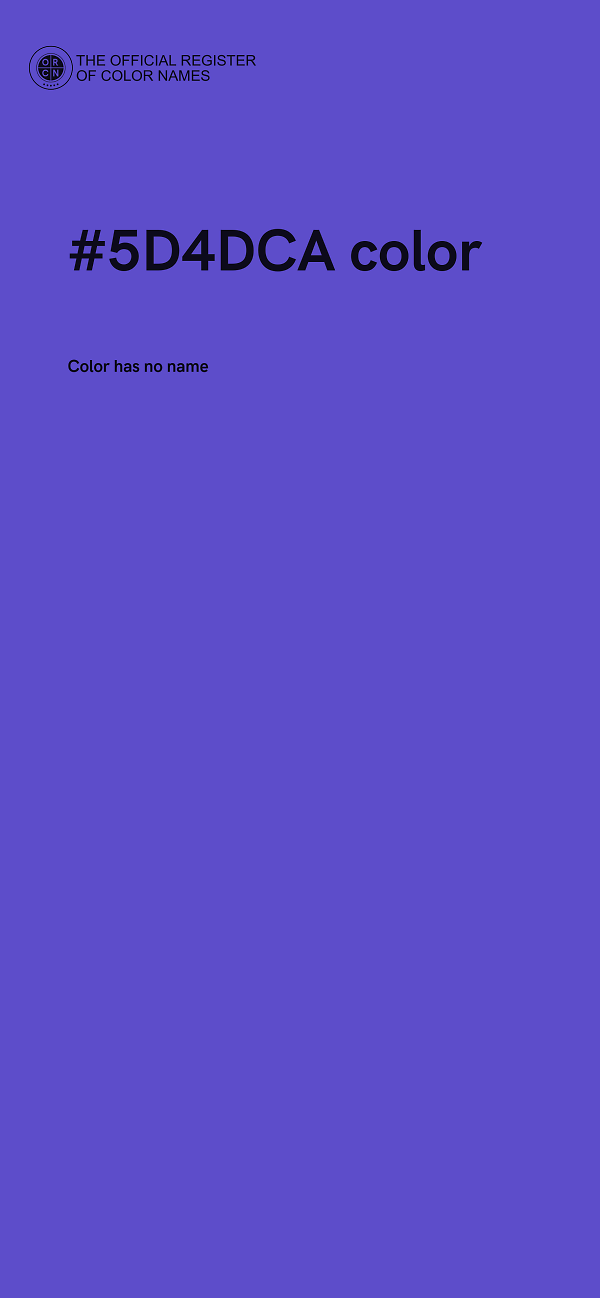 #5D4DCA color image