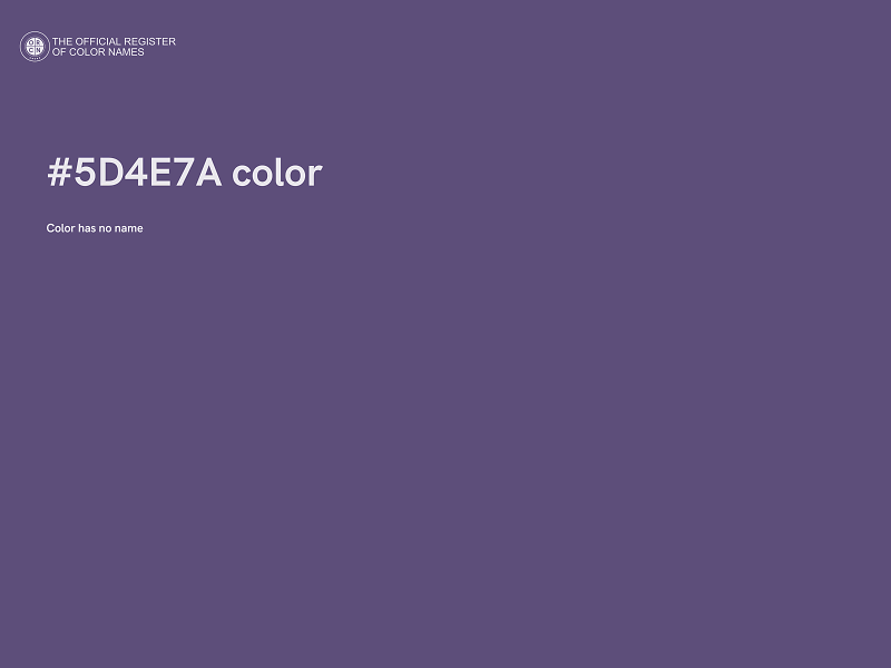 #5D4E7A color image