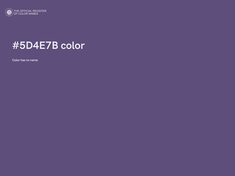 #5D4E7B color image