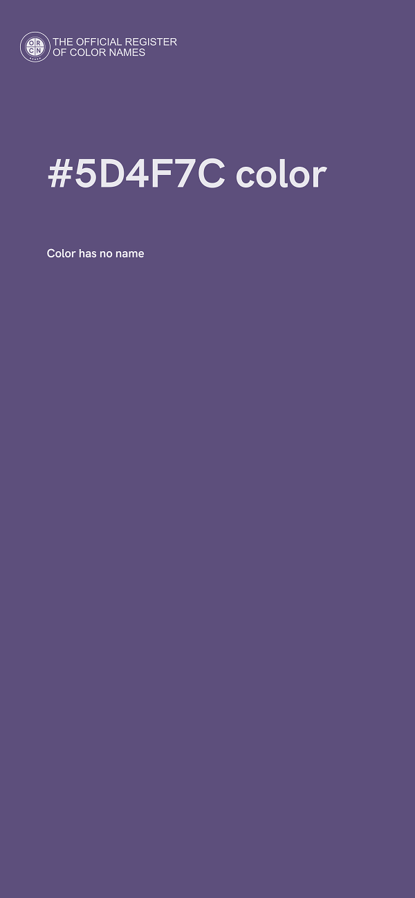 #5D4F7C color image