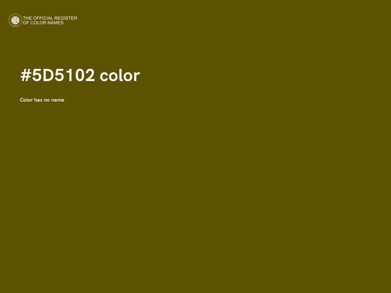 #5D5102 color image