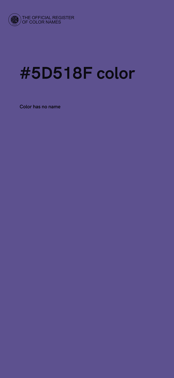 #5D518F color image