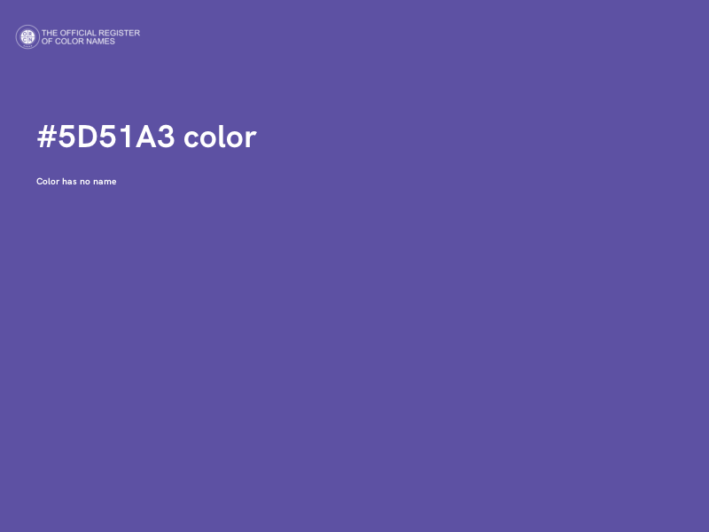 #5D51A3 color image