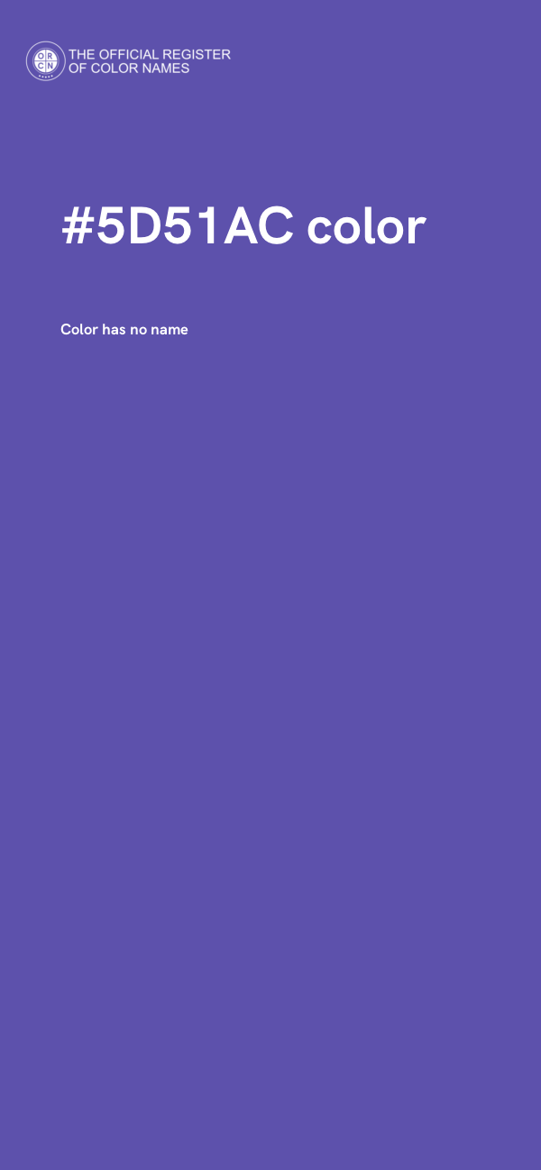 #5D51AC color image
