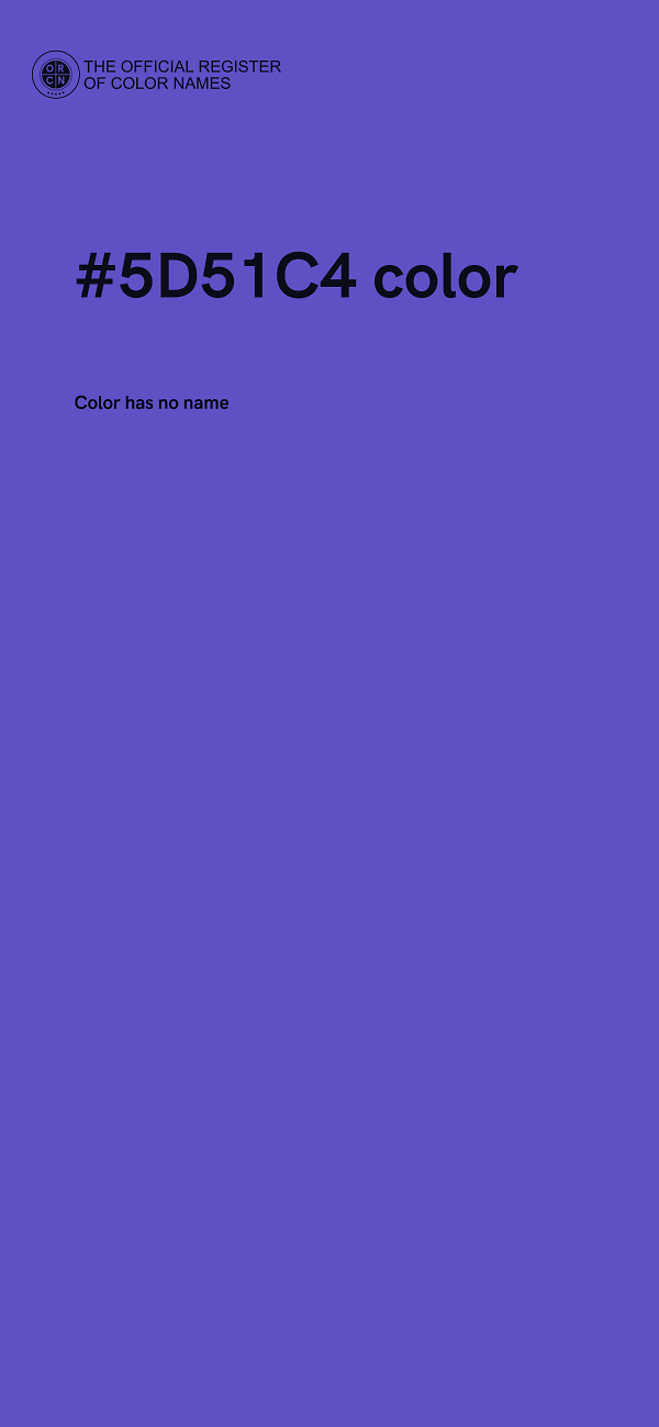 #5D51C4 color image