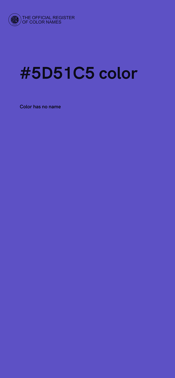 #5D51C5 color image