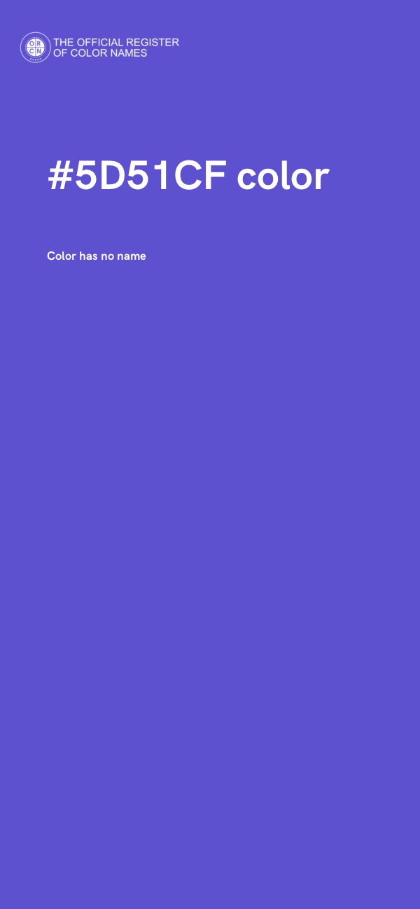 #5D51CF color image